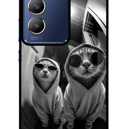 Hood Cats Vivo Y200E 5G/T3 5G Glass Case