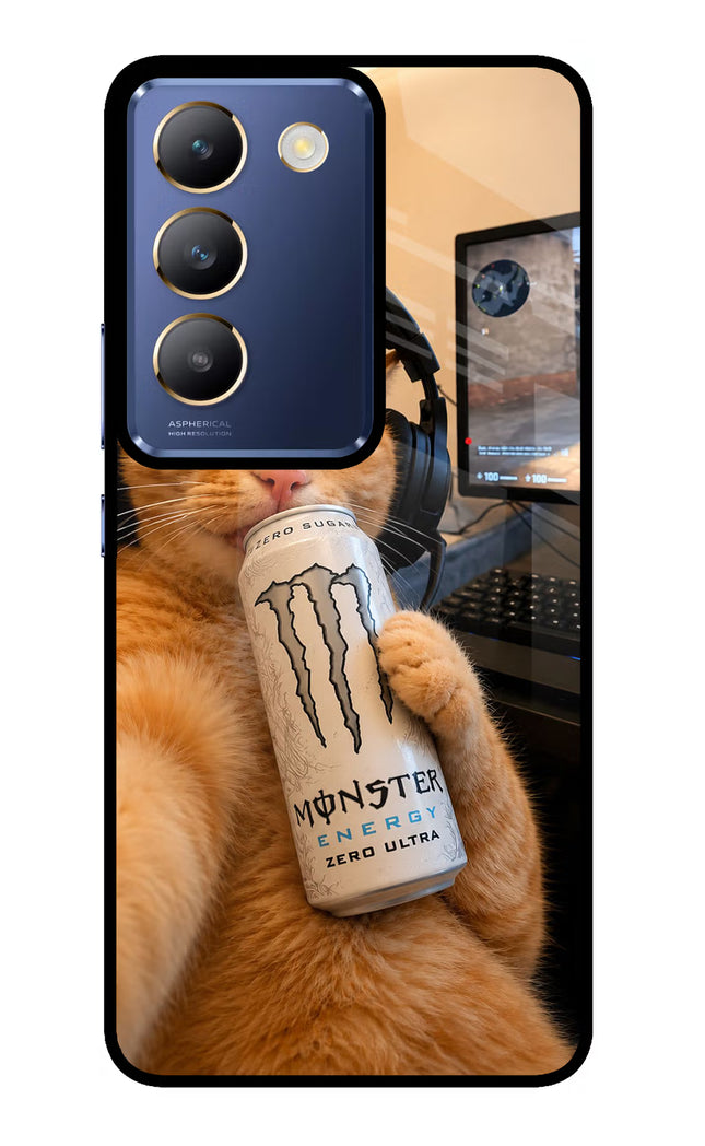 Gamer Cat Energy Vivo Y200E 5G/T3 5G Glass Case