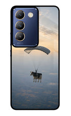 Skydiving Cow Vivo Y200E 5G/T3 5G Glass Case