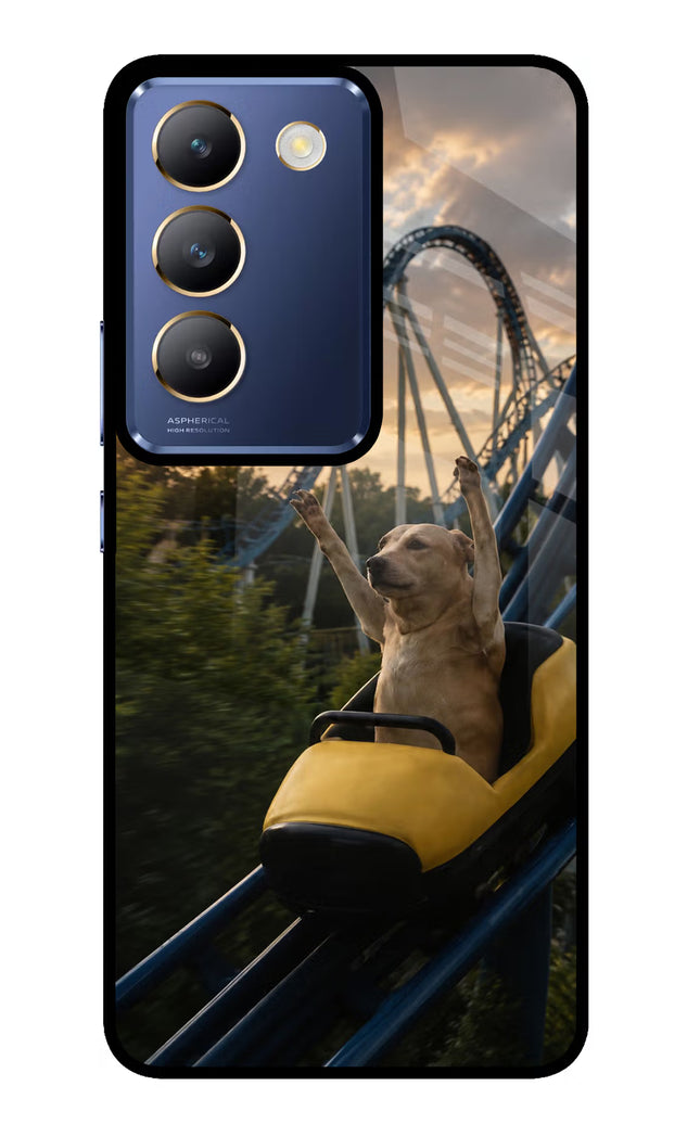 Rollercoaster Dog Vivo Y200E 5G/T3 5G Glass Case