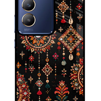 Boho Noir Vivo Y200E 5G/T3 5G Glass Case