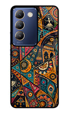 Folk Print Vivo Y200E 5G/T3 5G Glass Case