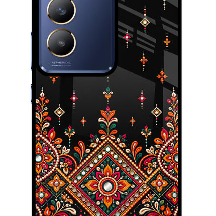 Noir Mehfil Vivo Y200E 5G/T3 5G Glass Case