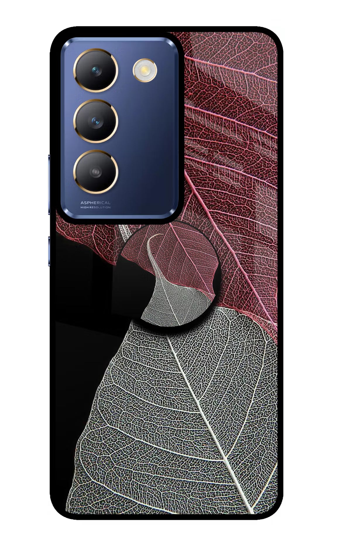 Leaf Pattern Vivo Y200E 5G/T3 5G Pop Case by Casekaro