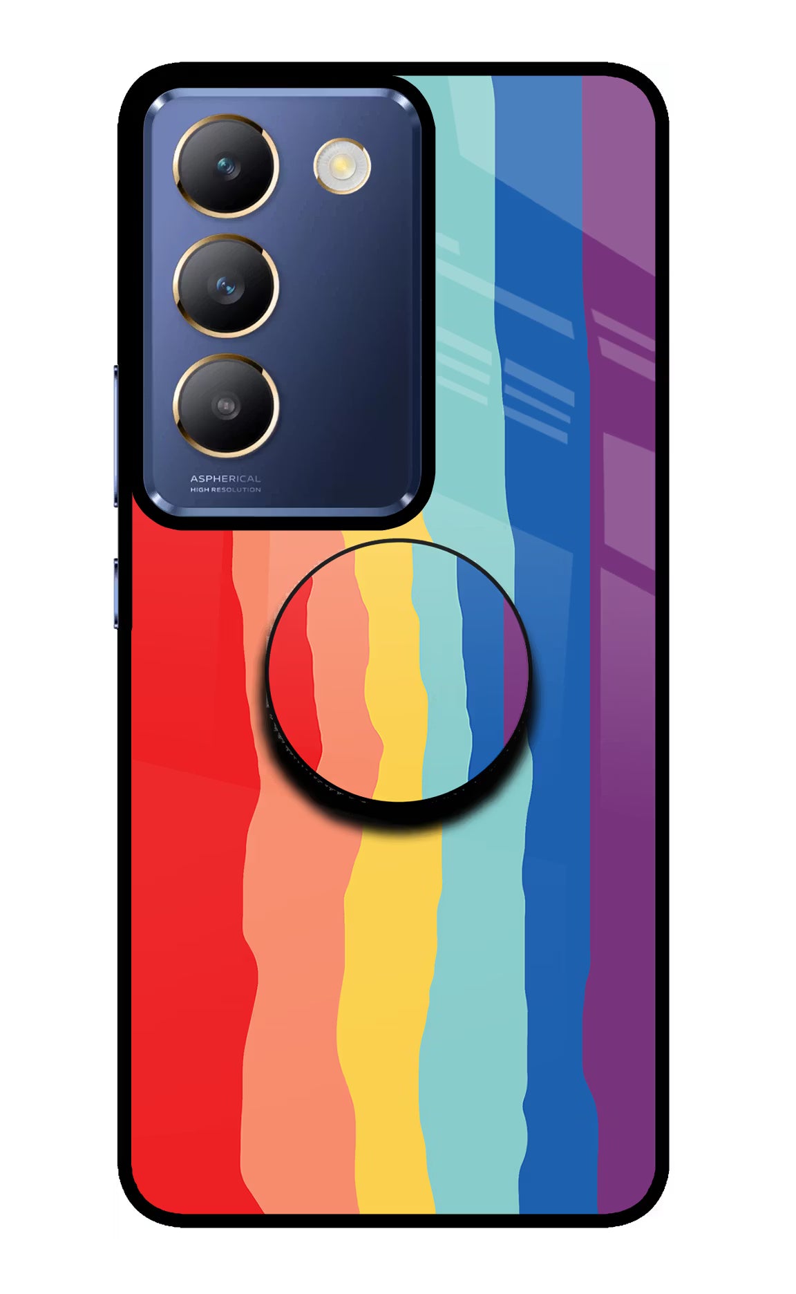 Rainbow Vivo Y200E 5G/T3 5G Pop Case by Casekaro