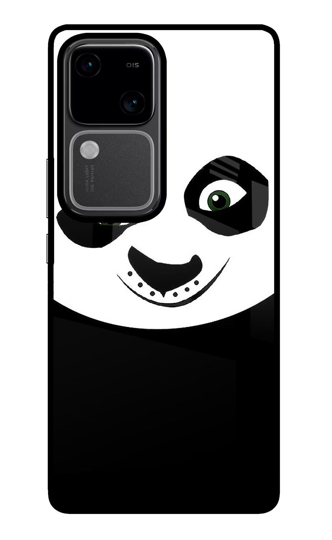 Panda Vivo V30 5G Glass Case Back Cover by Casekaro