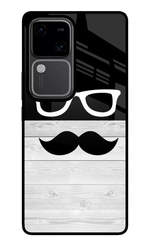 Mustache Vivo V30 5G Glass Case
