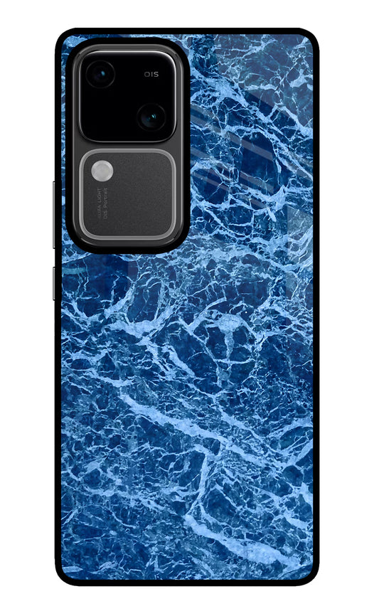 Blue Marble Vivo V30 5G Glass Case