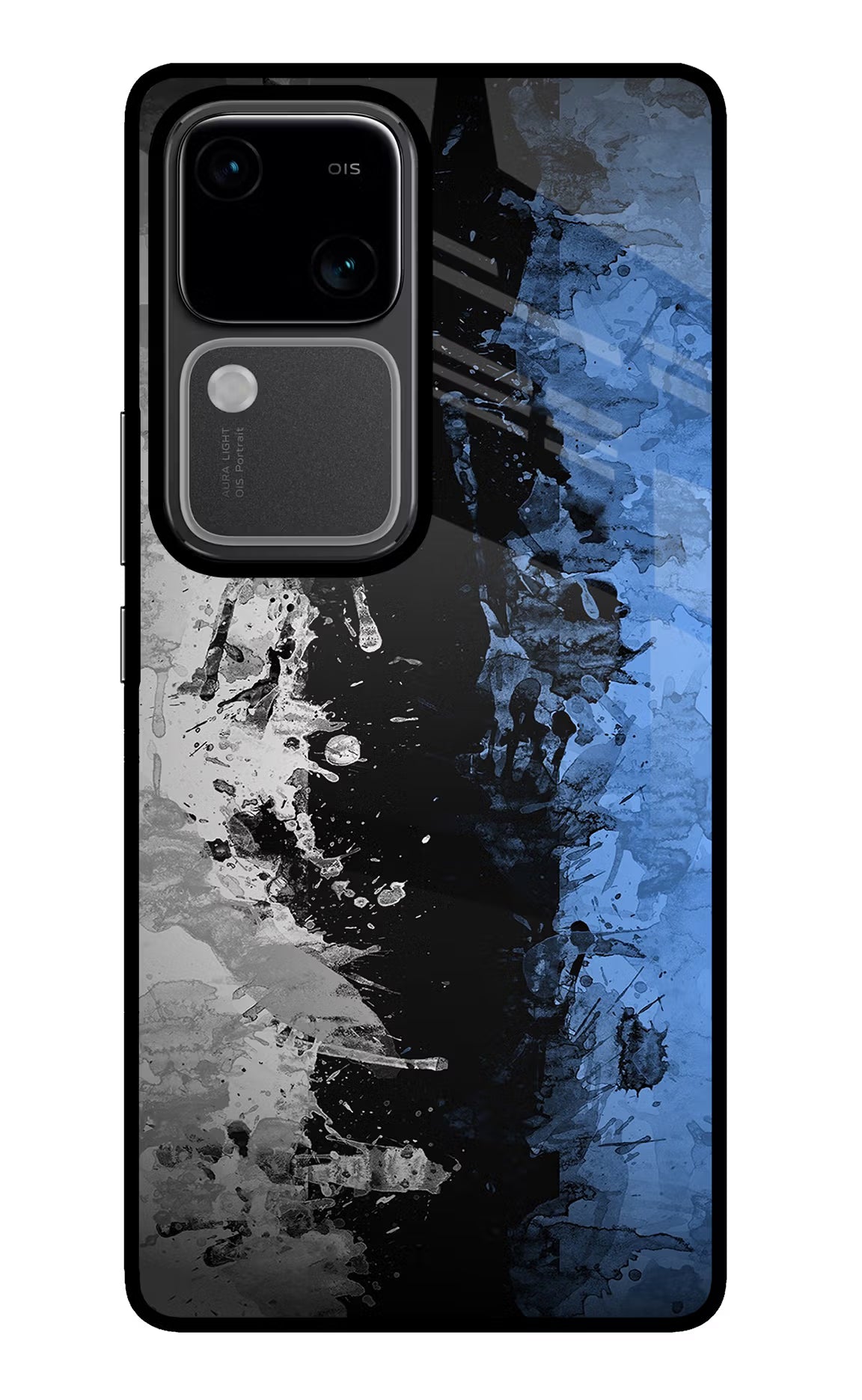 Artistic Design Vivo V30 5G Glass Case Back Cover by Casekaro