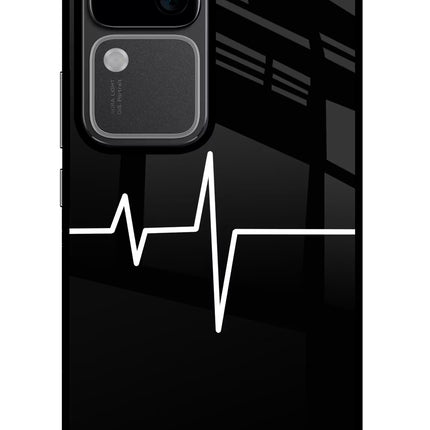 Heart Beats Vivo V30 5G Glass Case
