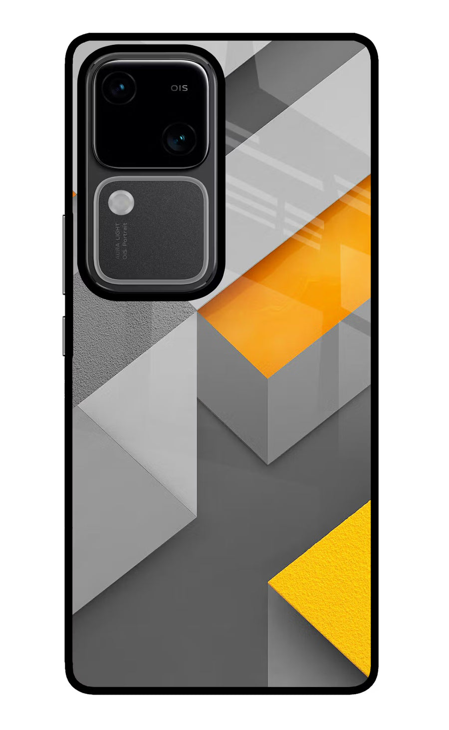 Abstract Vivo V30 5G Back Cover, Glass case