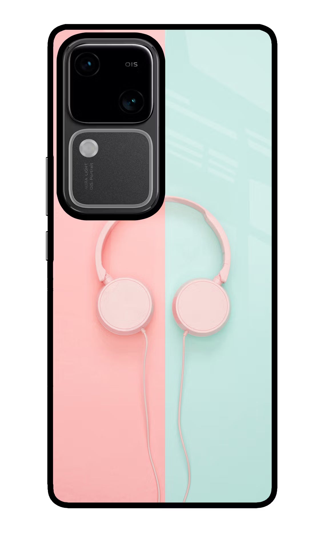Music Lover Vivo V30 5G Glass Case Back Cover by Casekaro