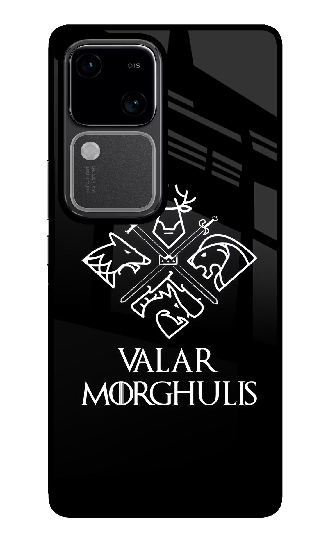 Valar Morghulis | Game Of Thrones Vivo V30 5G Glass Case Back Cover by Casekaro