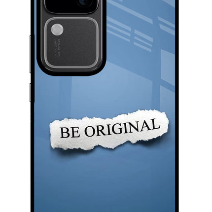 Be Original Vivo V30 5G Glass Case Back Cover by Casekaro