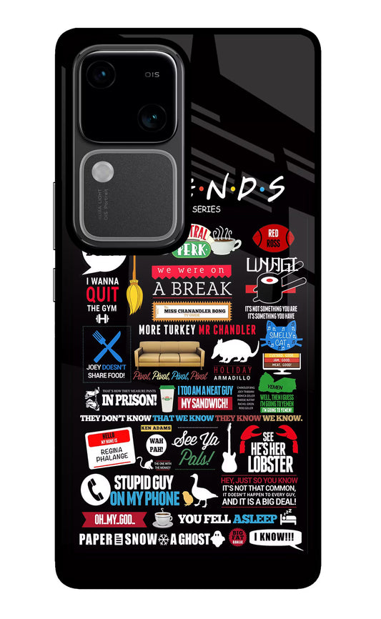 FRIENDS Vivo V30 5G Glass Case