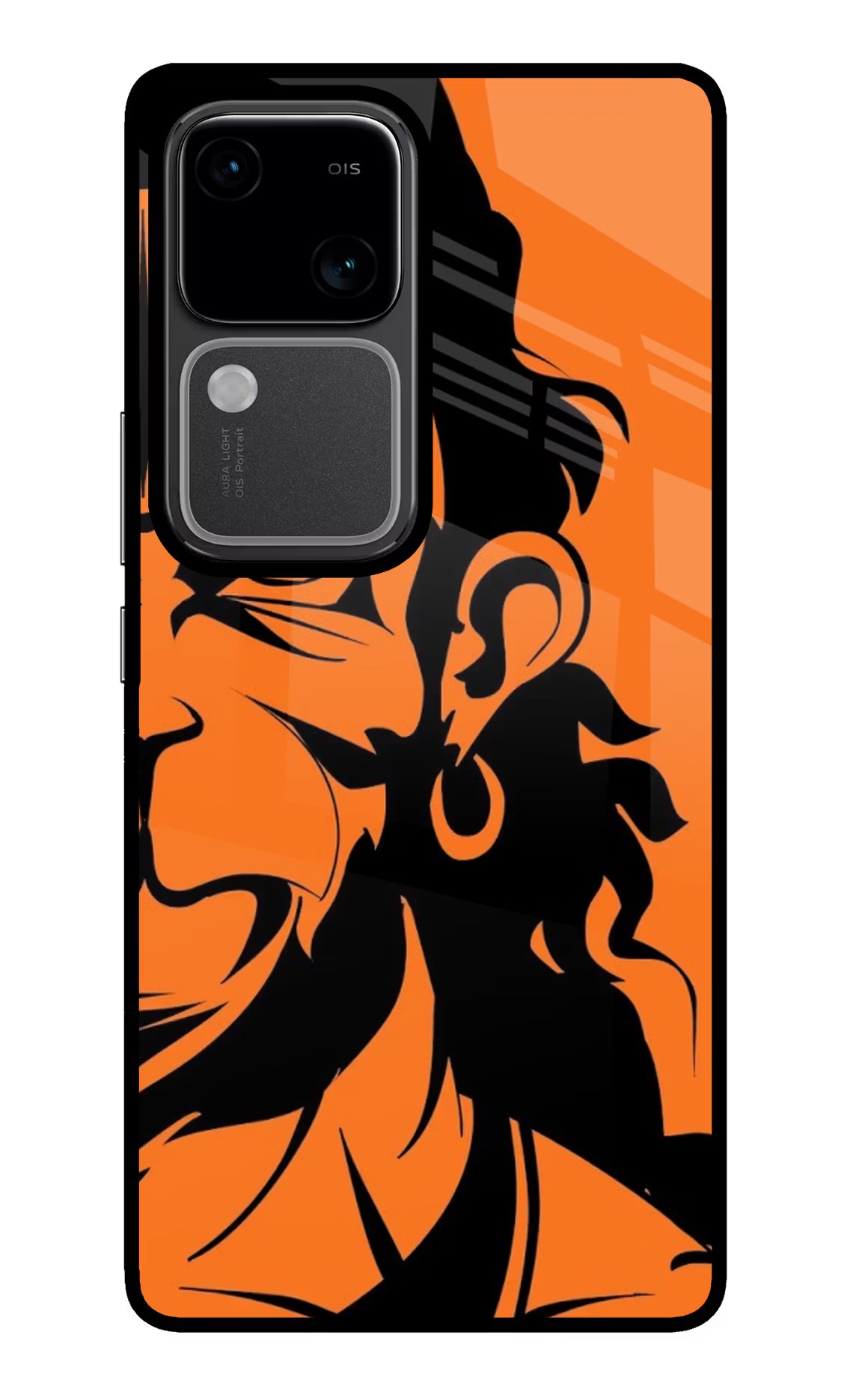 Hanuman Vivo V30 5G Glass Case Back Cover by Casekaro