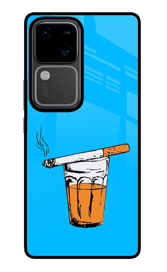 Chai Sutta Vivo V30 5G Glass Case