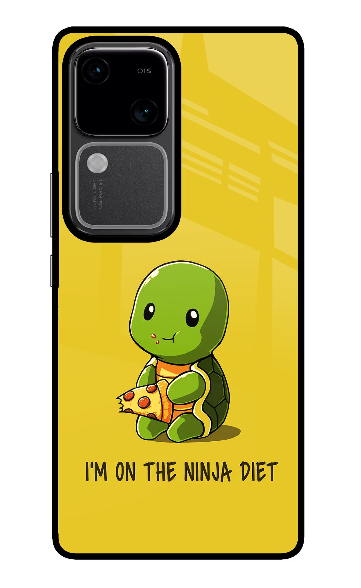 I'm on Ninja Diet Vivo V30 5G Glass Case Back Cover by Casekaro