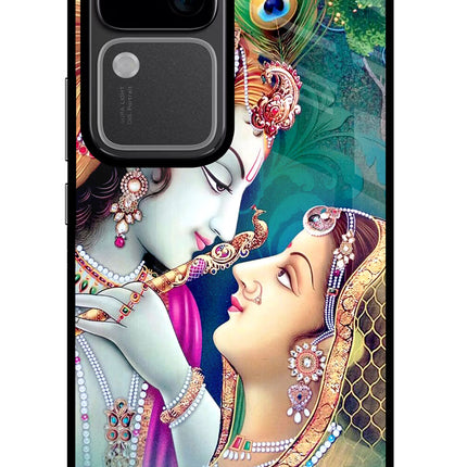 Lord Radha Krishna Vivo V30 5G Glass Case