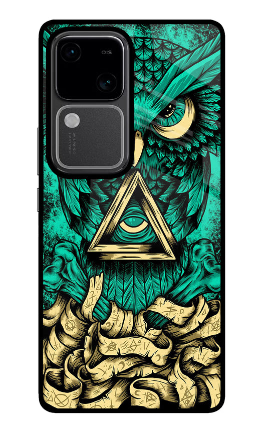 Green Owl Vivo V30 5G Glass Case
