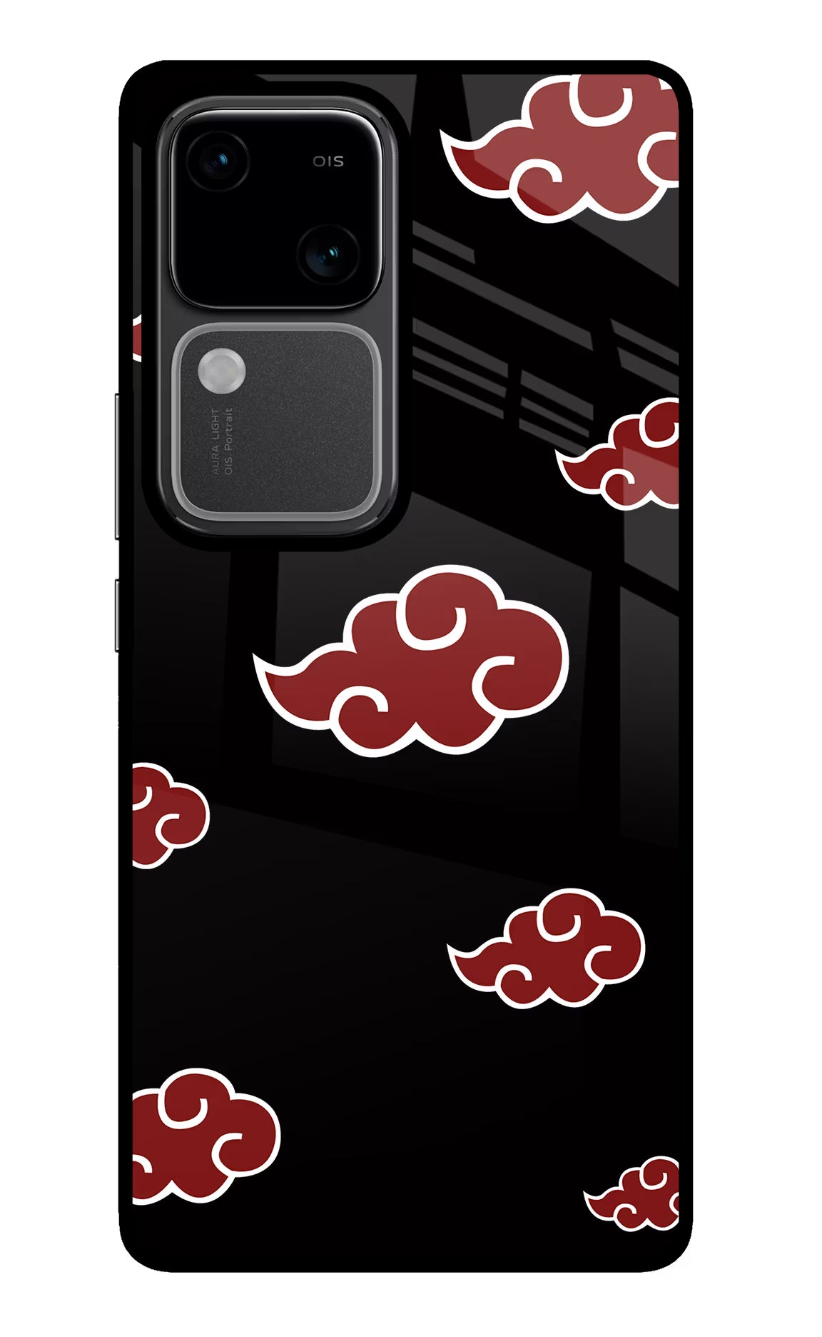 Akatsuki Vivo V30 5G Glass Case Back Cover by Casekaro