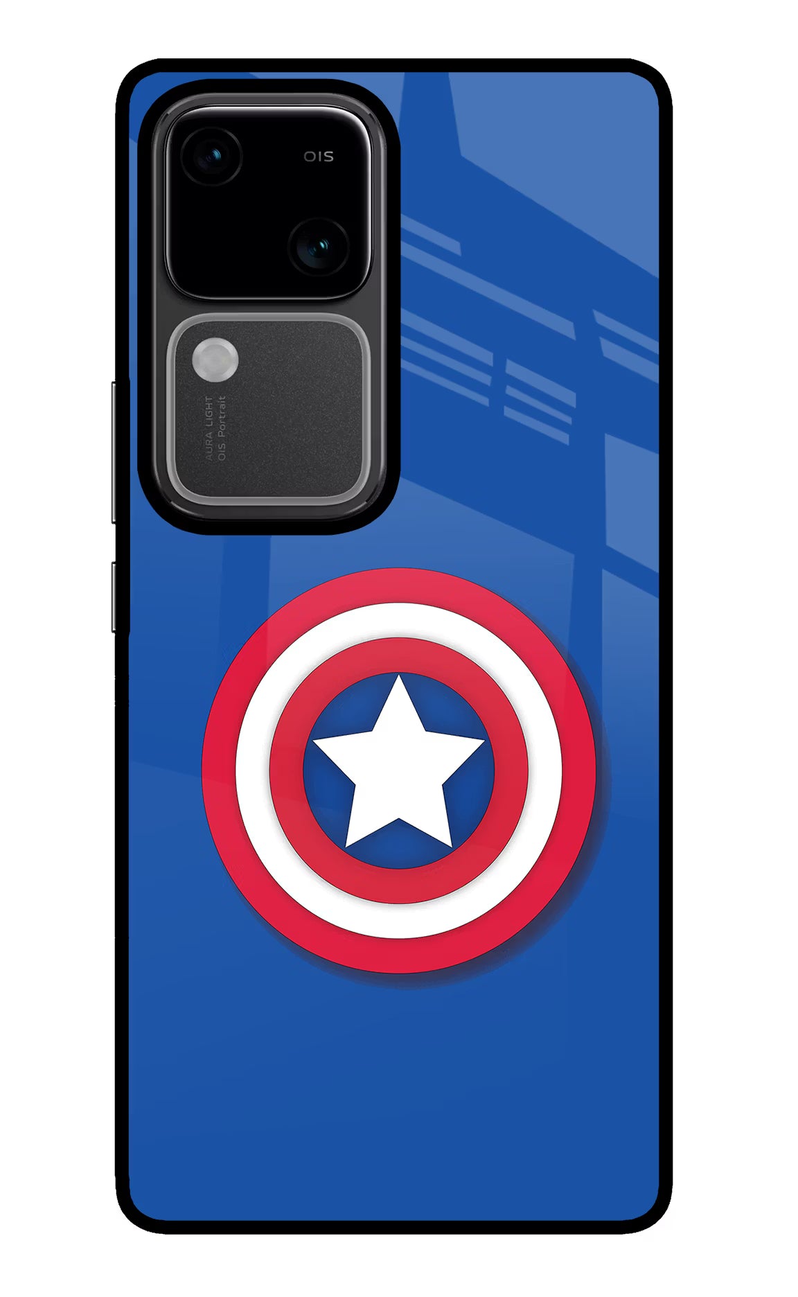 Shield Vivo V30 5G Glass Case Back Cover by Casekaro