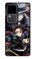 Demon Slayer Vivo V30 5G Glass Case