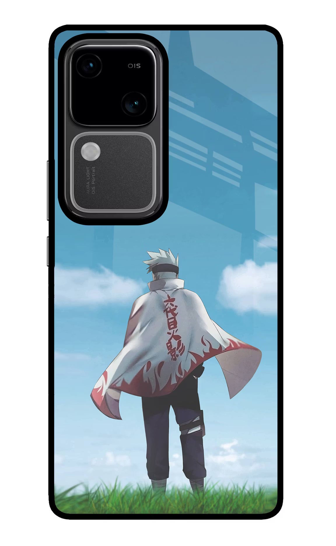 Kakashi Vivo V30 5G Glass Case Back Cover by Casekaro