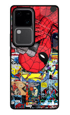 Spider Man Vivo V30 5G Glass Case