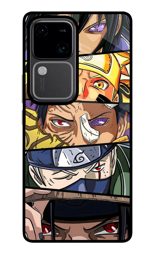 Naruto Character Vivo V30 5G Glass Case
