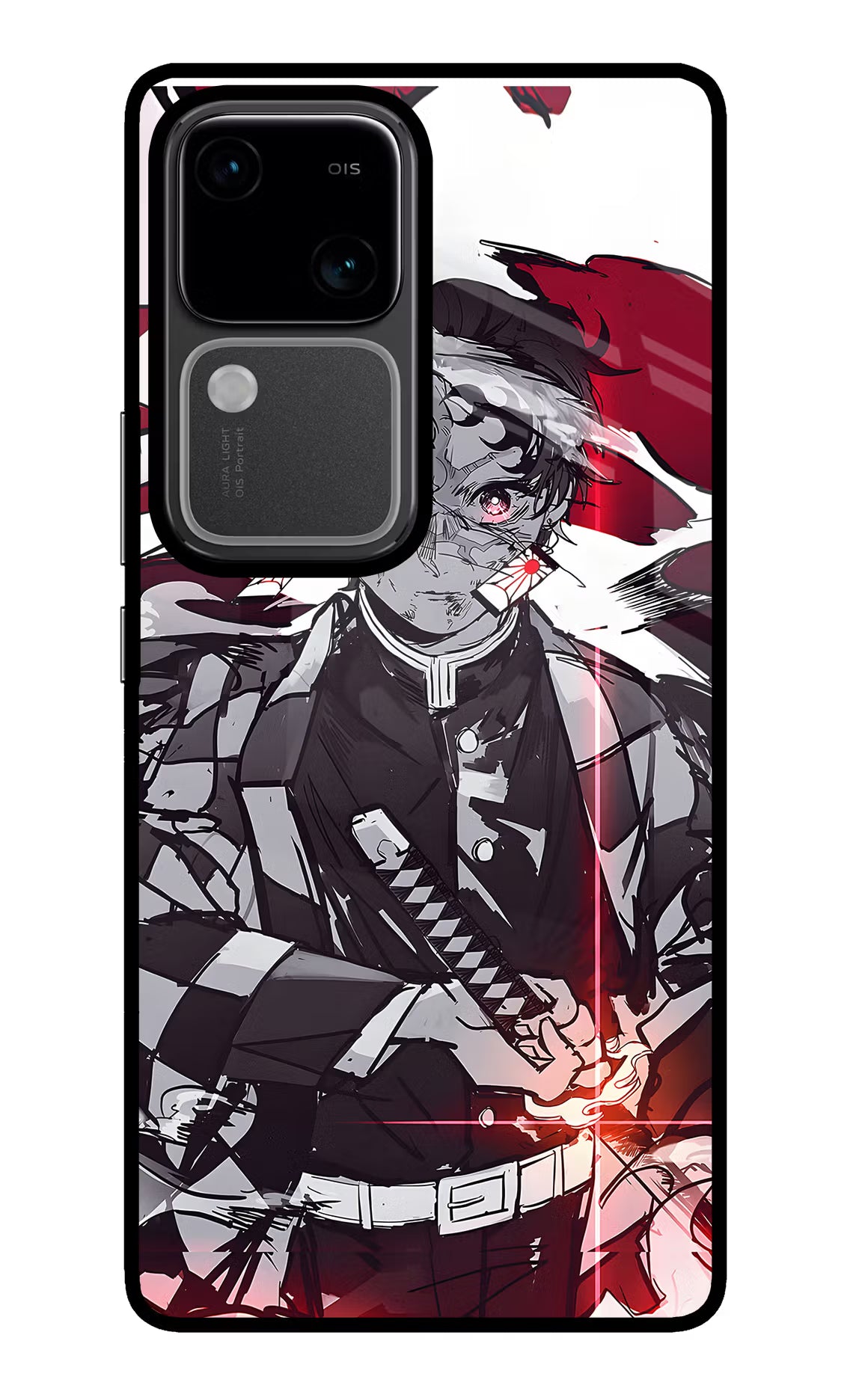 Demon Slayer Vivo V30 5G Glass Case