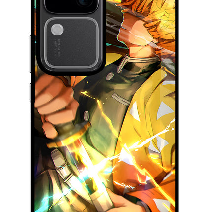 Demon Slayer Vivo V30 5G Glass Case