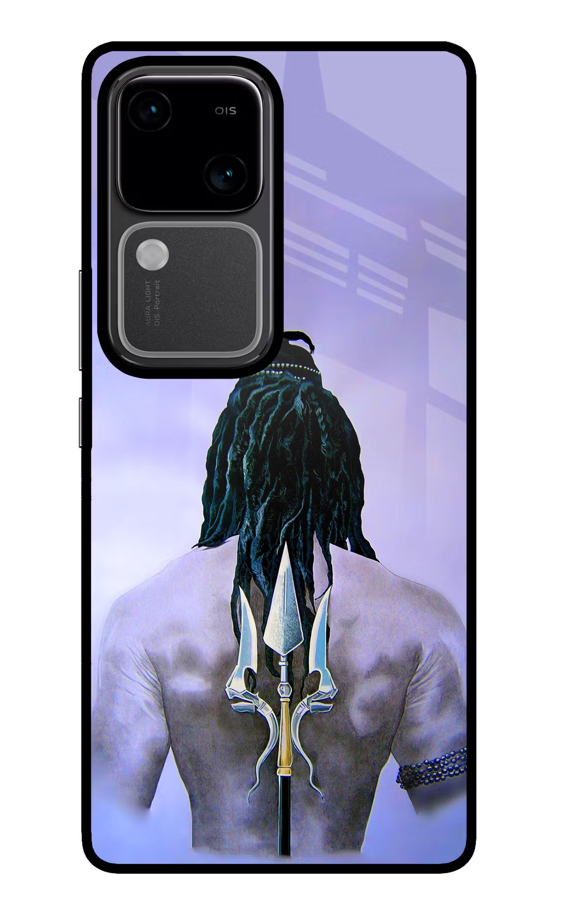 Shiva Vivo V30 5G Glass Case Back Cover by Casekaro
