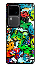 Game Doodle Vivo V30 5G Glass Case