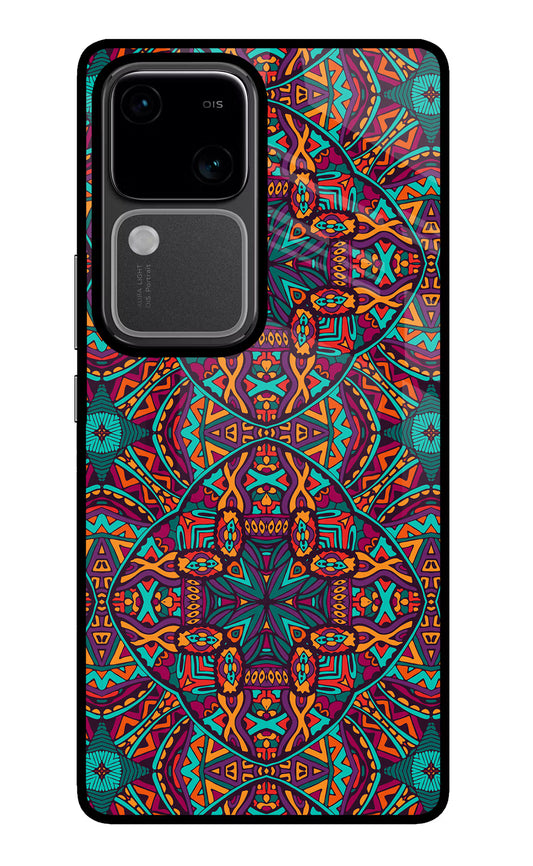 Colour Mandala Vivo V30 5G Glass Case