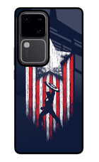 Captain America Marvel Art Vivo V30 5G Glass Case