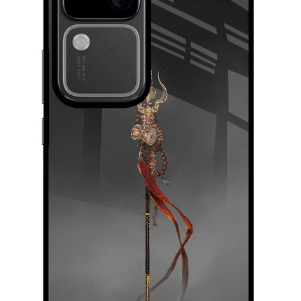 Shiv Trishul Vivo V30 5G Glass Case