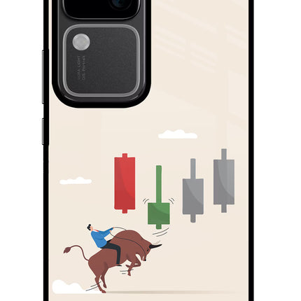 Bull Trading Momentum Vivo V30 5G Glass Case