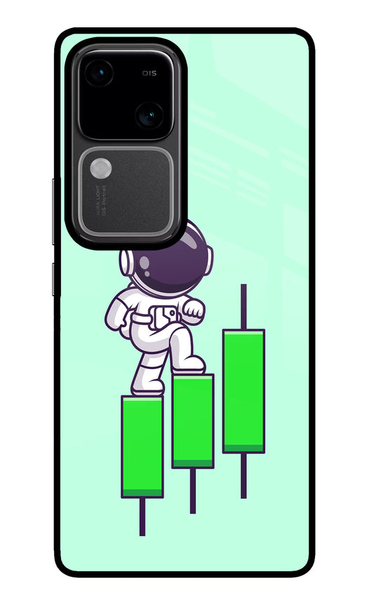 Astronaut Trader Vivo V30 5G Glass Case