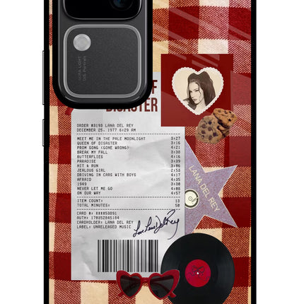 Queen of Disaster Vivo V30 5G Glass Case