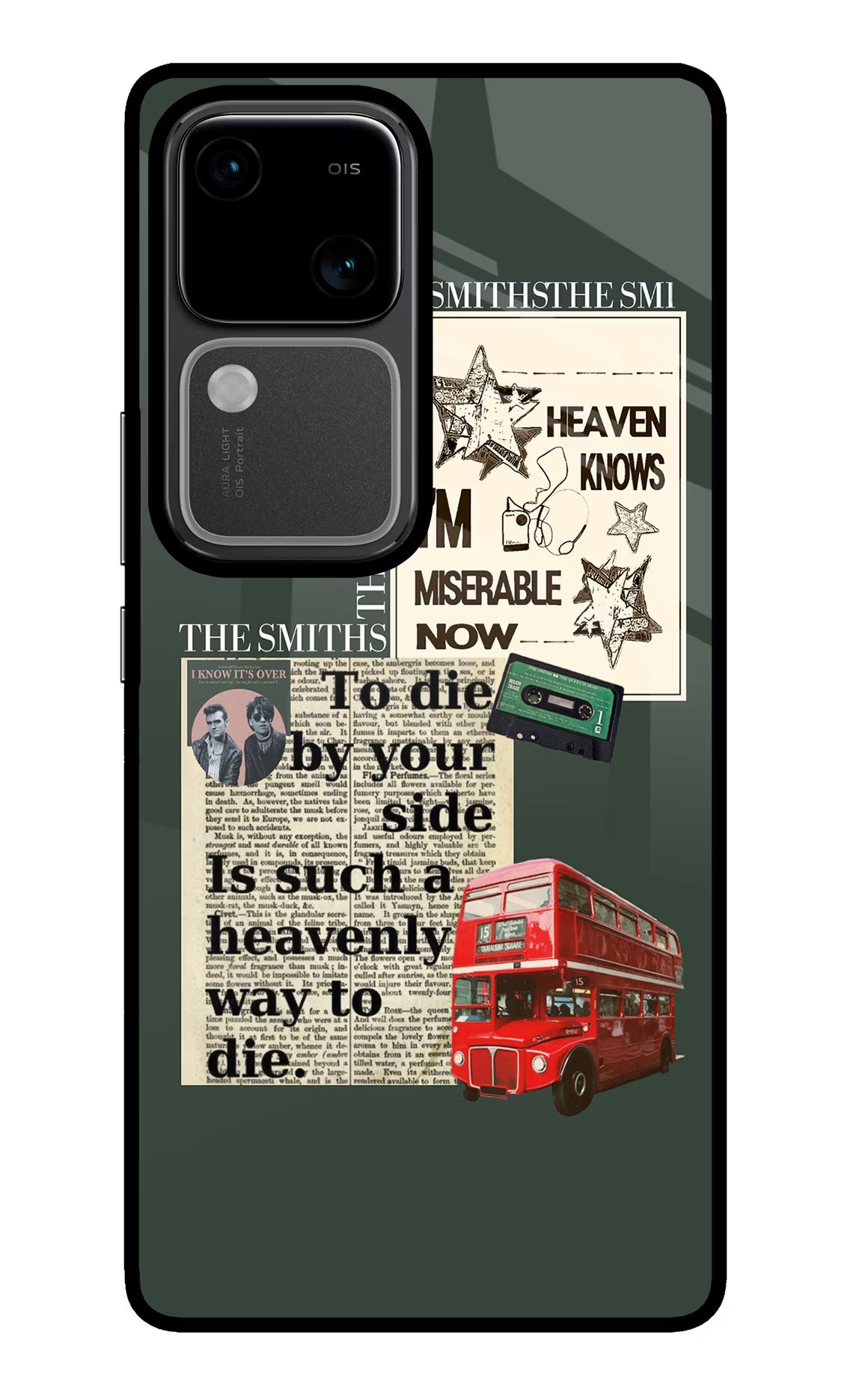 The Smiths Vivo V30 5G Glass Case Back Cover by Casekaro