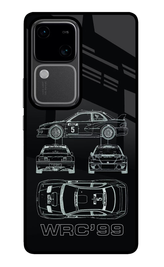 WRC'99 Vivo V30 5G Glass Case