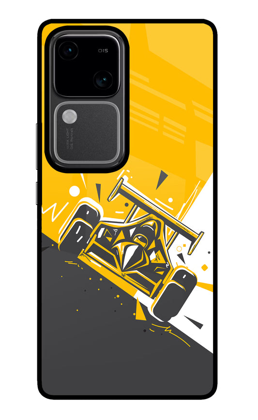Track King Vivo V30 5G Glass Case