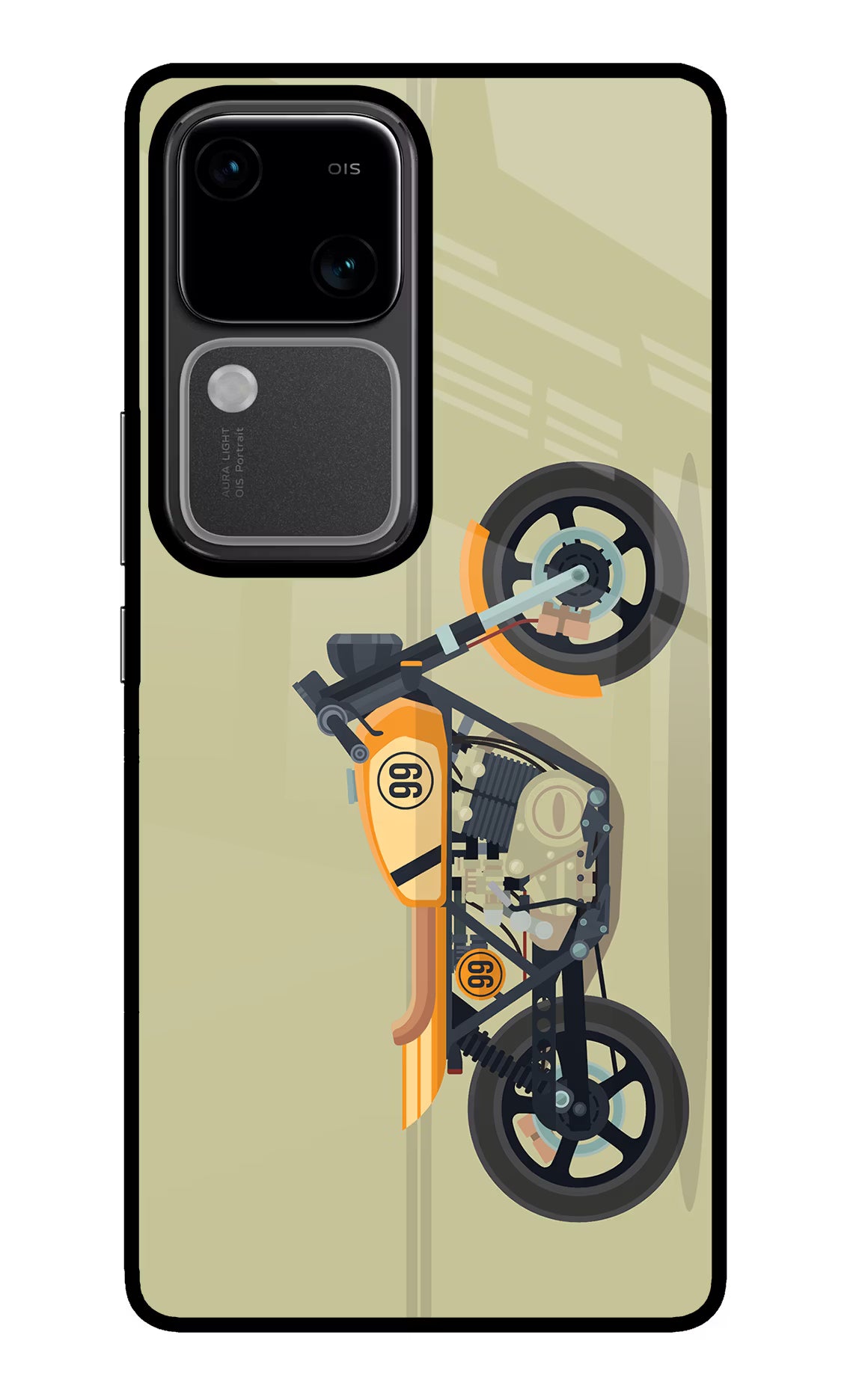 Vertical Speedster Vivo V30 5G Glass Case