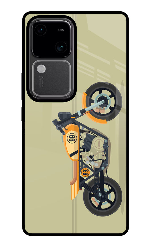 Vertical Speedster Vivo V30 5G Glass Case