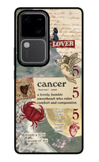 Cancer Zodiac Vivo V30 5G Glass Case