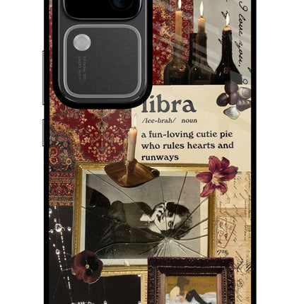 Libra Zodiac Vivo V30 5G Glass Case