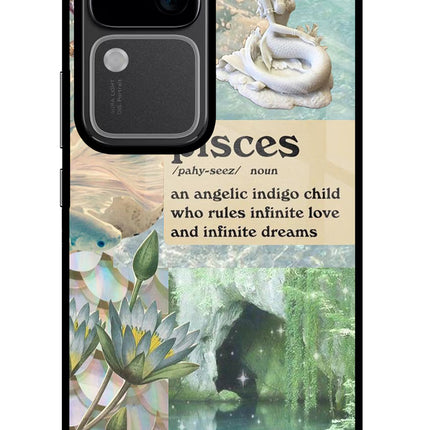 Pisces Zodiac Vivo V30 5G Glass Case