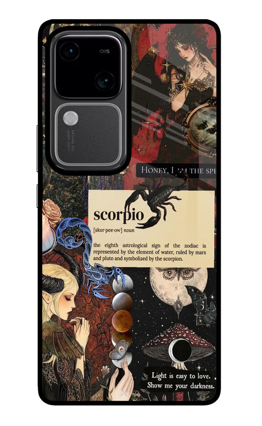 Scorpio Zodiac Vivo V30 5G Glass Case