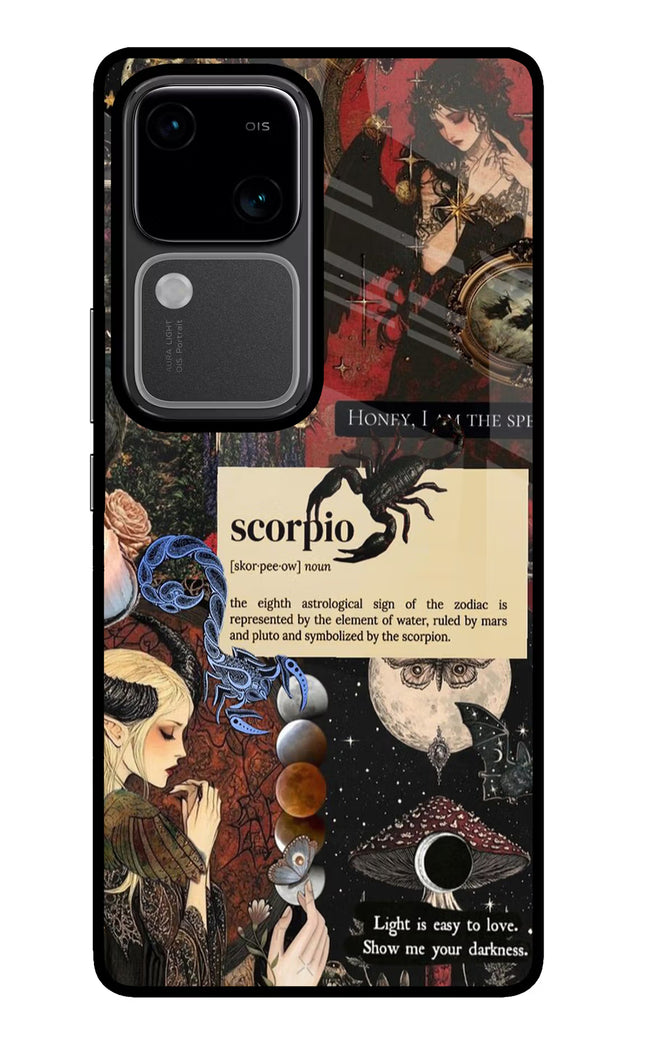 Scorpio Zodiac Vivo V30 5G Glass Case